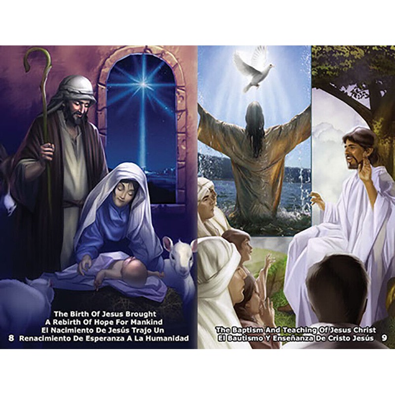 Kid's Gospel BIBLE TractS in English/Spanis