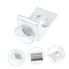 Operitacx 10pcs Glass Partition Workbench Detachable Corner Brace Brackets Heavy