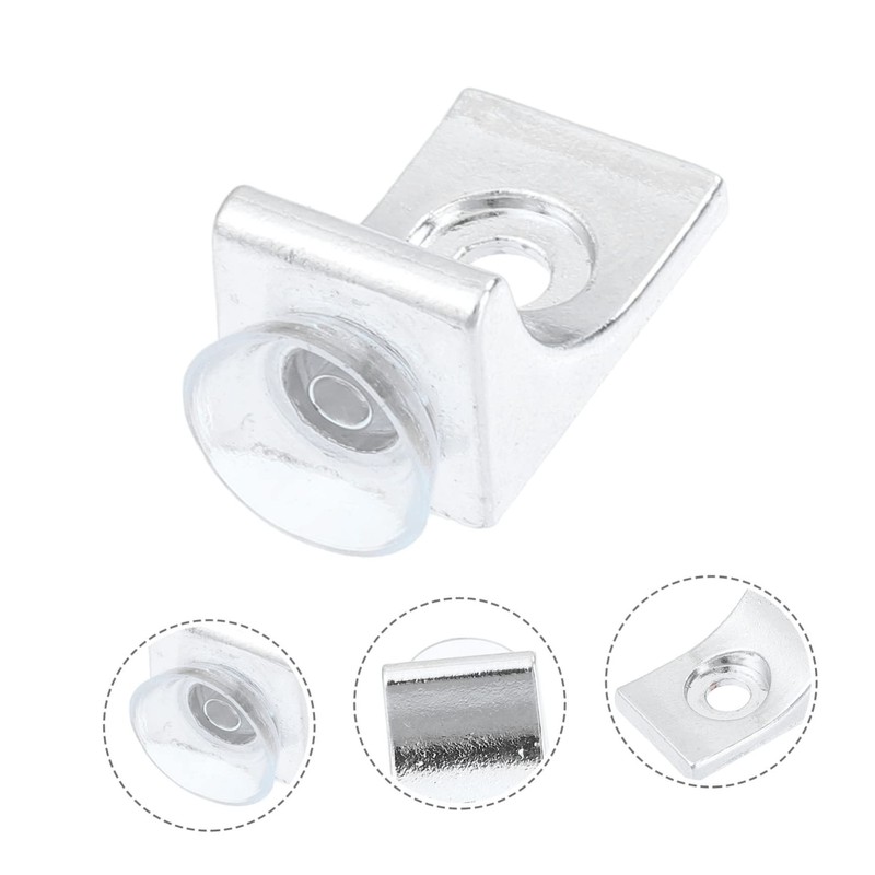 Operitacx 10pcs Glass Partition Workbench Detachable Corner Brace Brackets Heavy
