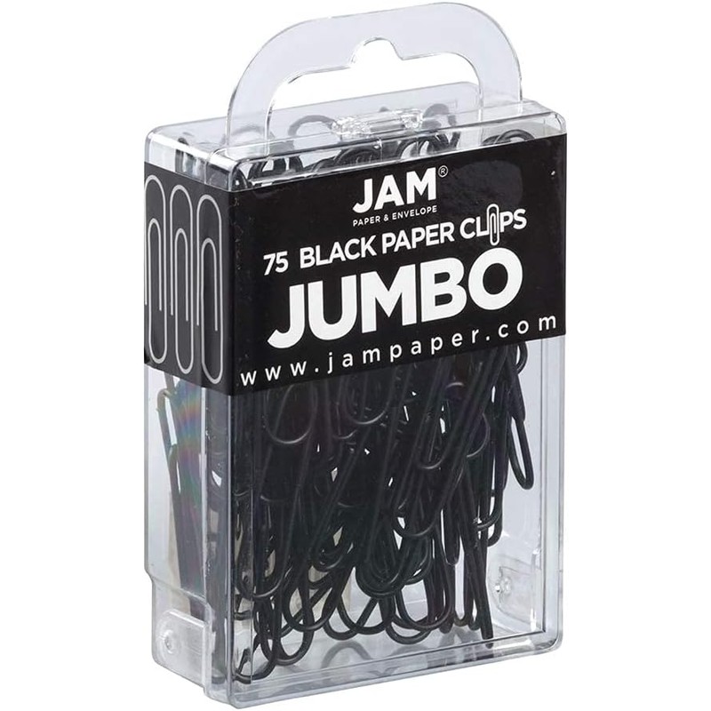 JAM PAPER Clips de papel gigantes coloridos – Grande de