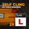 Simply TL1200 Pack of 2, Self-Cling Car L-Plates, Twin Pack