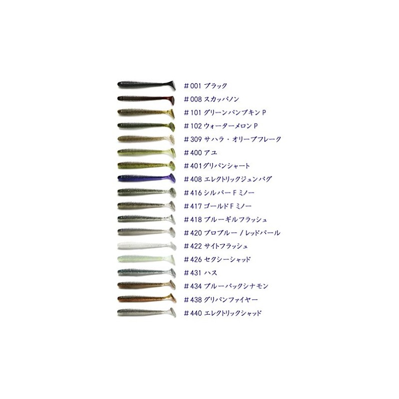 ケイテック(Keitech) スイングインパクト 2.5インチ #416 シルバーフラッシュミノー
