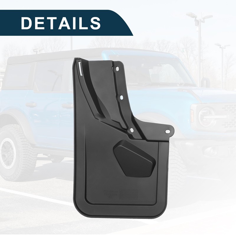 TUCKBOLD Mud Flap Splash Guard for Ford Bronco 4-Door 2022