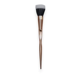 F.A.R.A.H Brushes 40F Gold Premium Stippler Brush - Foundation, Blush, Bronzer, Powder Makeup Brush - Gold Collection
