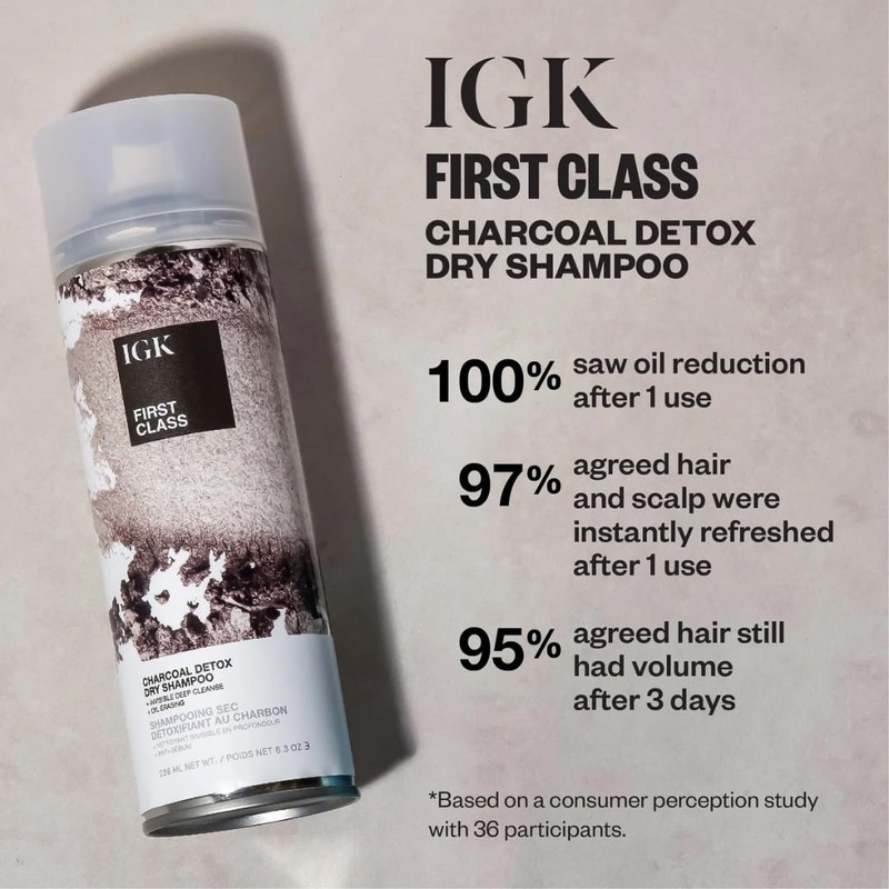 IGK First Class Dry Shampoo + Antisocial Dry Hair Mask