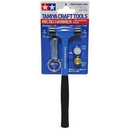Tamiya 74060 Craft Tool Series No.60 Micro Hammer, Replacement Heads, 4 Types Included, Plastic Model Tools