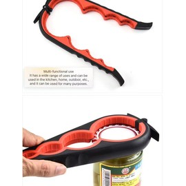 Zmingxuan Multi-Function Bottle and Jar Opener, 6-in-1 Kitchen Tool,Glass Can Opener,Suitable for Kitchens and Dining Rooms,Can be Easily Opened by Women,Children and the Eldlely(Green)
