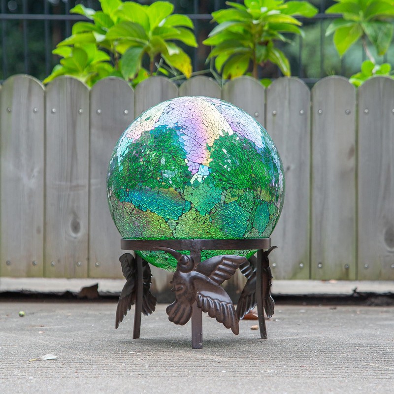 Topadorn Metal Gazing Ball Stand Garden Hardware Metal Stand for