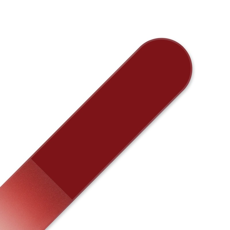 Mont Bleu Coloured Glass Nail File in Black Velvet Bag