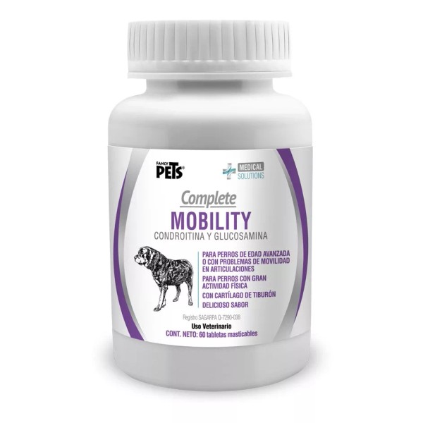 Fancy Pets Complete Mobility  Perros C/condroitina Y Glucosamina 60 Tab