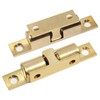 Uenhoy 10 Pcs Solid Brass Cabinet Door Catch, Dual Ball