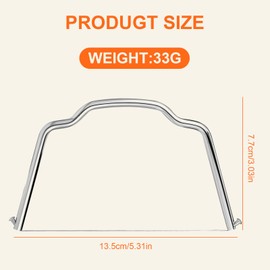 Cheese Wire Cutter - ShiningUU 2 Pack Stainless Steel Efficient Cheese Slicer for Block Cheese, Butter & Avocado | Multipurpose Handheld Kitchen Gadgets Tool
