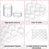 Xinnun 4 Pcs Bead Organizer Transparent Embroidery Bead Storage Containers