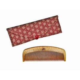 Minebari Comb ~ Made by Japanese boxwood comb craftsmen ~ Detangling comb 3 sun 5 bu (fine teeth)