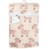 First Steps Luxury Soft Fleece Baby Blanket with Cute Giraffe