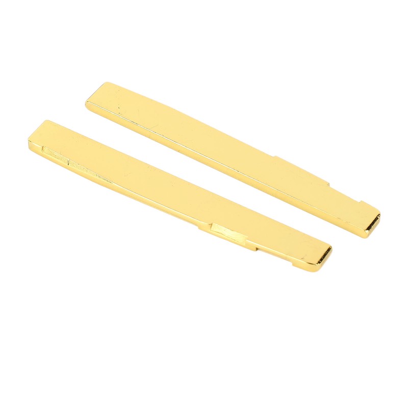 Acoustic Guitar Saddle Bridge Replacement Brass Metal Musical Instrument Accessories