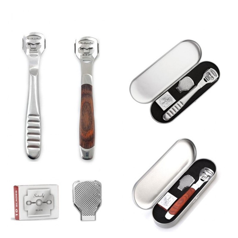 Pingshow47 Callus Remover Corn Cutter + 10 Blades Set Pedicure