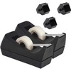 Desktop Tape Dispenser, 2-Pack, Non-Skid Base - with 3 Extra