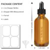 Bumobum 2 oz Clear and Amber Bottle, 2 pack Glass