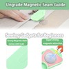 Magnetic Seam Guide for Sewing Machine,Multifunctional Hem Guide with Needle