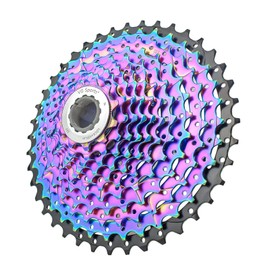VG SPORTS 8/9/10/11/12 Speed Ultra-Light Bike Cassette for Mountain Bike 11-40T/11-42T/11-46T/11-50T/11-52T MTB Cassette Lightweight Aluminum Bracket Cassette