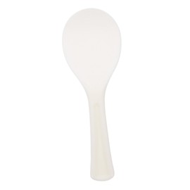 KICHOUSE Rice Spoon Paddle Non Stick Rice Serving Spoon Thickened Plastic White Cooker Spatula for Kitchen Restaurant Cooking Utensil