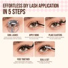 LASHVIEW Cluster Lashes 144Pcs D Curl Lash Clusters Natural Fluffy