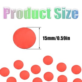 Yosawa 50g/1.76oz Foil Confetti Round Table Confetti Glitter Shiny Confetti for Table Wedding Party Balloons Deco(C/ZXY/Red)