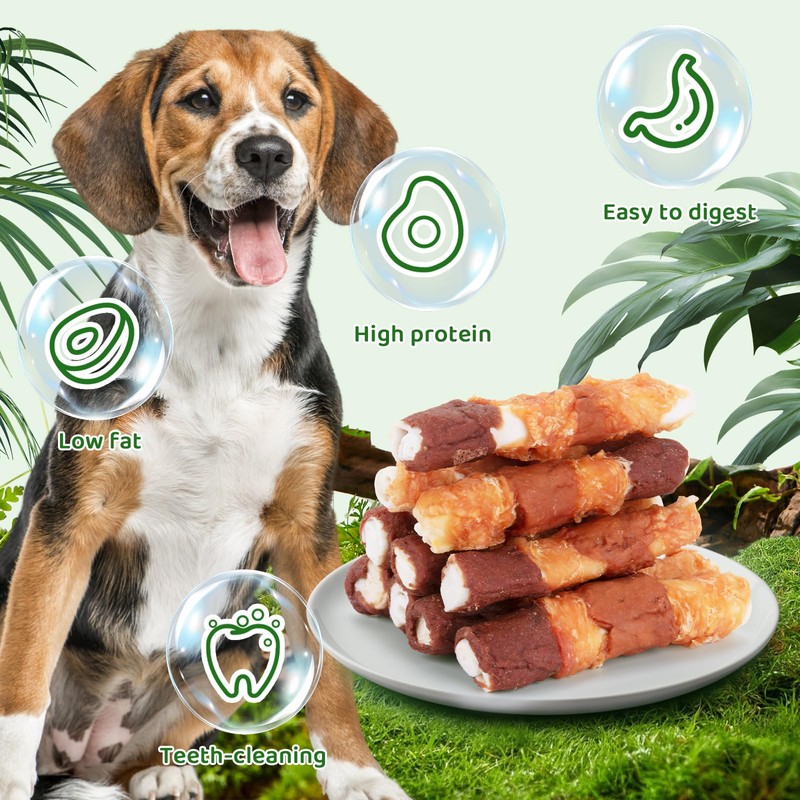Pawant Dog Treats Triple Flavor Rolls - Chicken Liver, Beef,