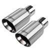 Upower Pack of 2 Exhaust Tip 2.5 inch Inlet 4