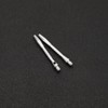 EMSea 12PCS Dart Shafts with Rubber O-Rings 45mm Standard 2BA