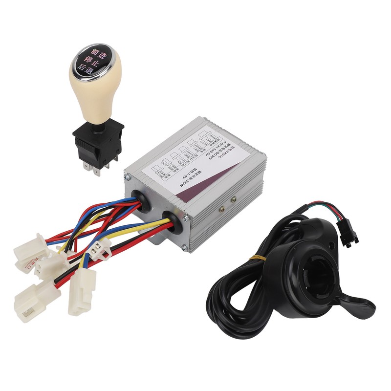 36V 350W Electric Bike Controller Set with Thumb Grip Forward