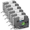 UniPlus UniPlus 6x Kompatibel Tze-231 für Brother P-touch Bänder 12mm