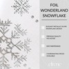 Elrene Home Fashions Wonderland Snowflake Metallic Foil Printed Fabric Holiday/Christmas