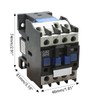 LDEXIN AC Contactor CJX2-0910 Coil 220V 9A 50/60Hz 3 Phase
