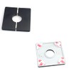 FDXGYH 2 Pcs 2.0 Inch ABS Wall Split Flange Self-Adhesive