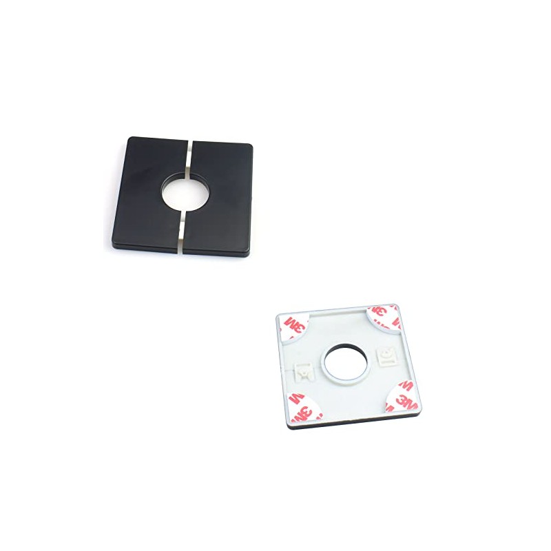 FDXGYH 2 Pcs 2.0 Inch ABS Wall Split Flange Self-Adhesive