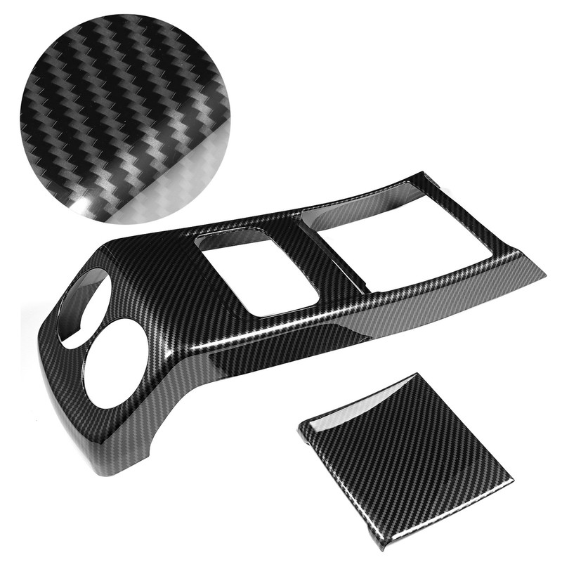 2Pcs Rear Air Conditioning Vent Cover Back Outlet Decorative Frame