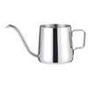 FAROL Coffee Pot, Drip Pot, Stainless Steel, Silver, Fine Mouth