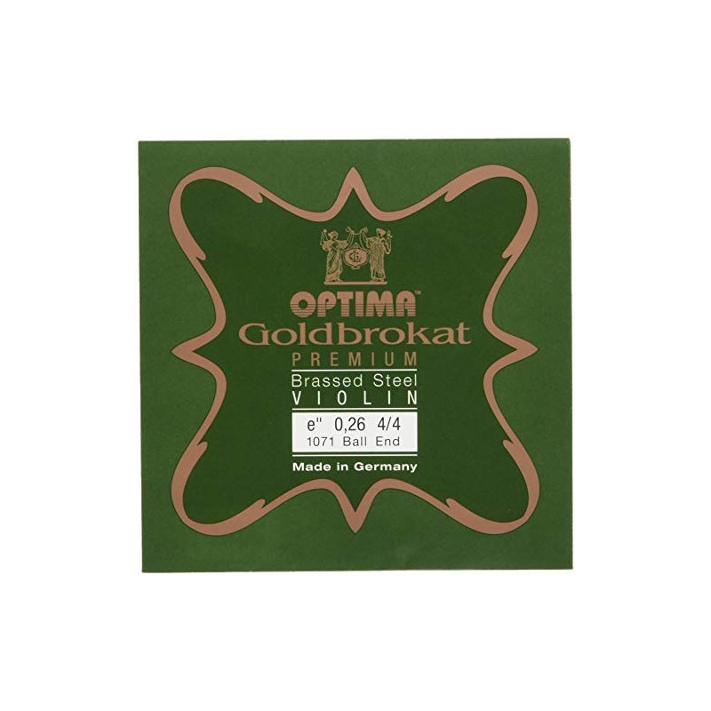 Gold Bro Cut Premium Brass Violin Strings E-Wire (0.26 Ball