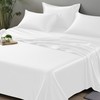 LINENWALAS 100% Organic Bamboo Small Double 4ft Bed Flat Bed