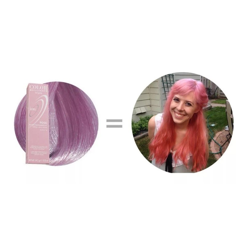 ION COLOR BRILLIANCE Tinte Rosa Rose Ion Brights Fantasía Crema