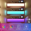 Weehom Twin Bed Frames with Headboard Shelf Storage, Wood Twin
