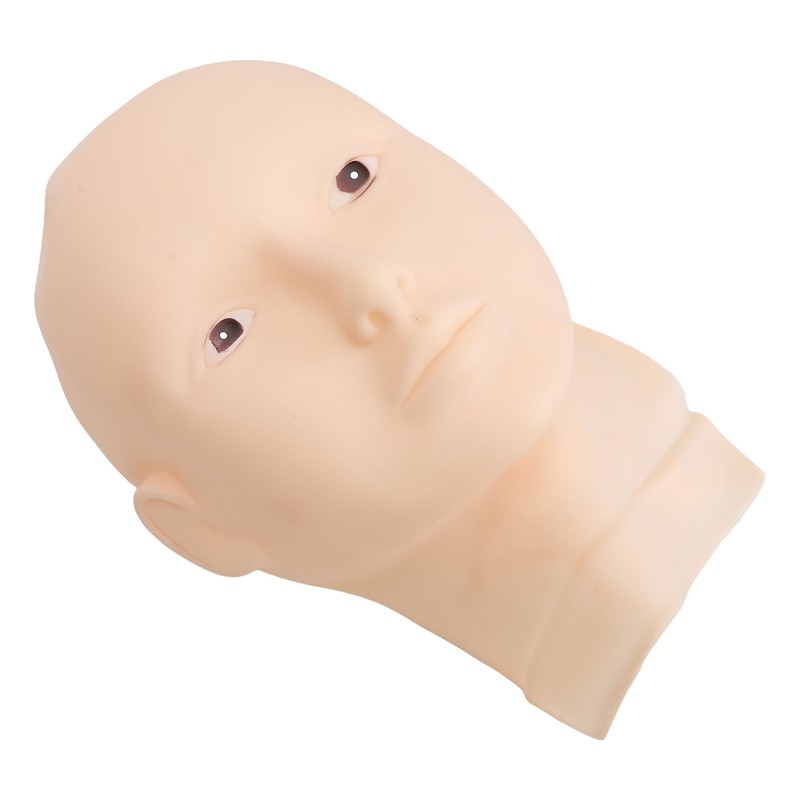Lash Mannequin Head Safe Soft Silicone High Simulation Makeup Practice