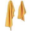 Casatessile Giallo Microfibre Hand Towels Pair 1 cm 40 x