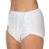 Suprima 1-250-036 Unisex PVC Incontinence Briefs with Buttoned Design S