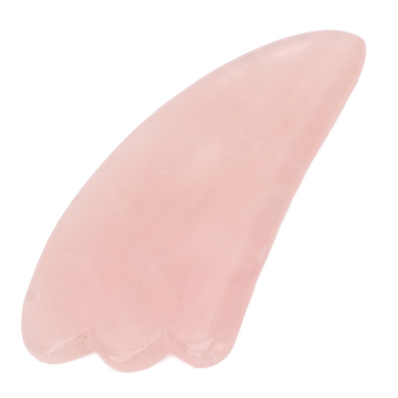 Scrapping Plate Pink Crystal Highly Polished Translucent Gua Sha Board