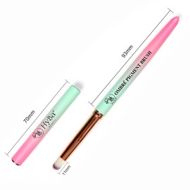 HYBA #8 OMBRÉ PIGMENT NAIL BRUSH for Nail Professionals