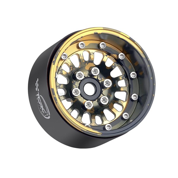 TCRC Splash Anodizing Aluminum 1.9 Inch Beadlock Wheels Hubs for