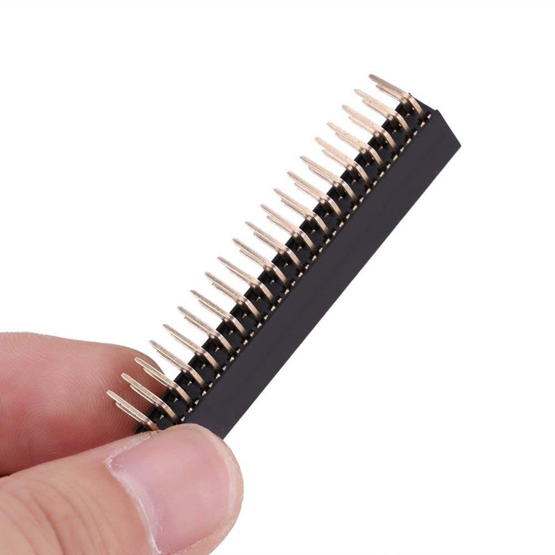 3 Pieces 2.54 mm 2 x 20 Pin Female Pin